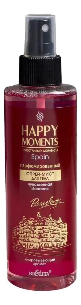 Белита Парфюмированный спрей-мист для тела Чувственная Испания Lovely Moments