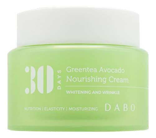 DABO Питательный крем для лица с экстрактом зеленого чая и авокадо 30 Days Greentea Avocado Nourishing Cream
