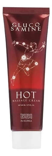 TENZERO Разогревающий массажный крем с глюкозамином Glucosamine Hot Massage Cream