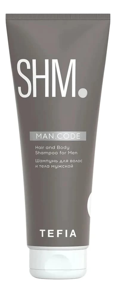 Tefia Шампунь для волос и тела мужской Man.Code Hair And Body