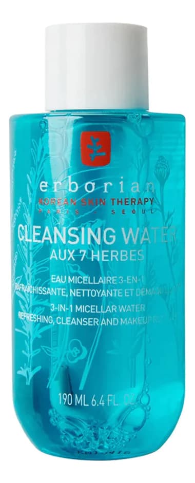 Erborian Очищающая мицеллярная вода с комплексом из 7 трав Cleansing Water Aux 7 Herbes Micellar Water
