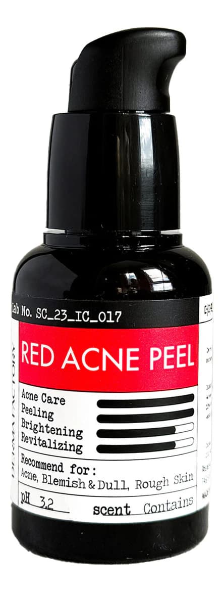 Derma Factory Смываемая отшелушивающая сыворотка для лица против воспалений Red Acne Peel