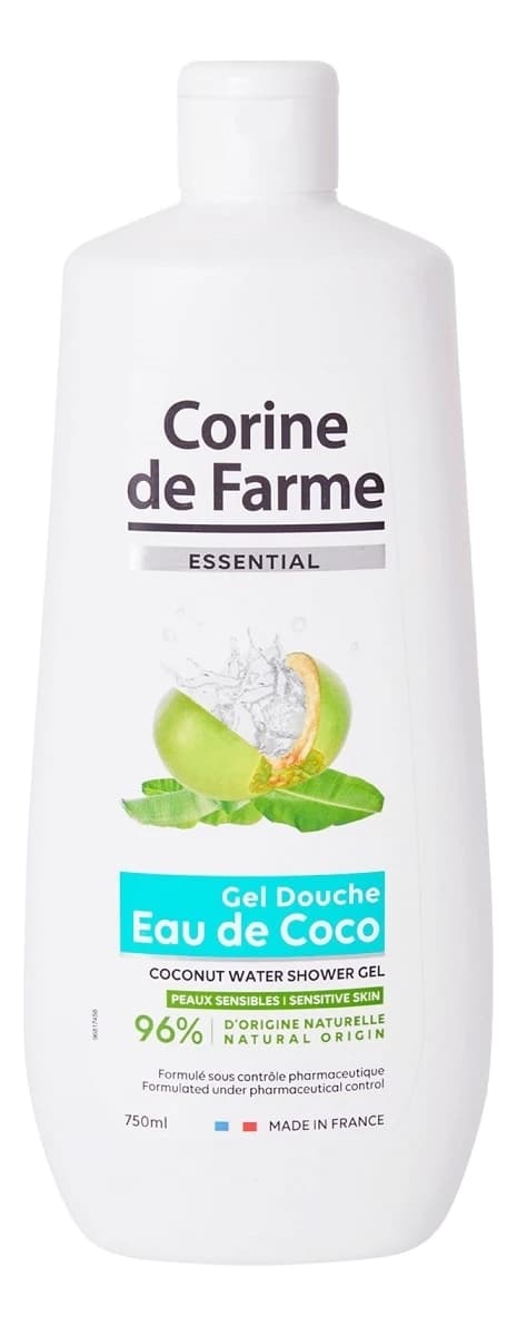 Corine de Farme Гель для душа с кокосовой водой Essential Coconut Water Shower Gel