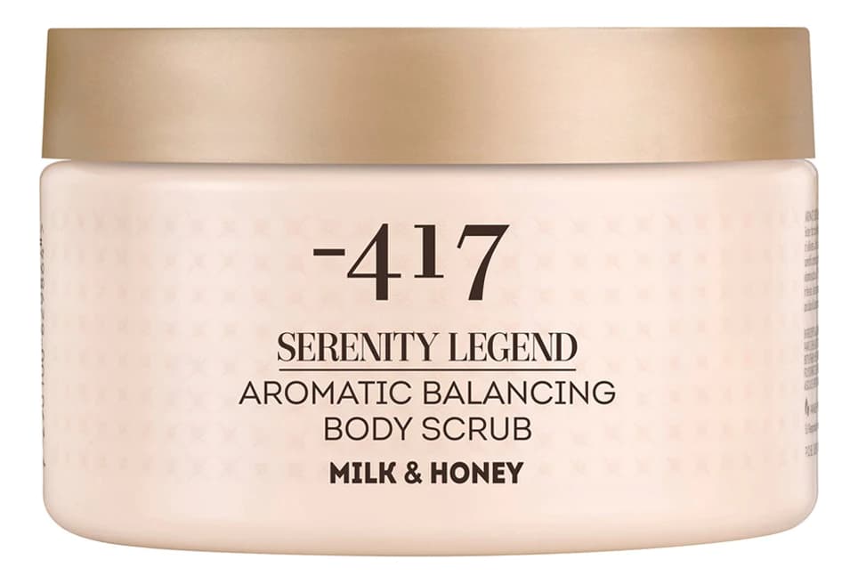 Minus 417 Скраб для тела с солью Мертвого моря Serenity Legend Milk & Honey Aromatic Balancing Body Scrub