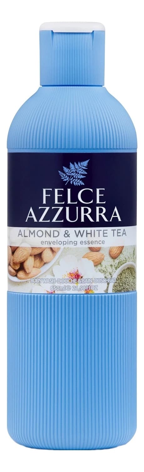 Felce Azzurra Парфюмированный гель для ванны и душа Миндаль и белый чай Almond & White Tea Bodywash