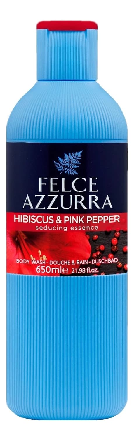 Felce Azzurra Парфюмированный гель для ванны и душа Гибискус и розовый перец Hibiscus & Pink Pepper Bodywash