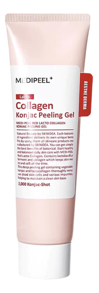 Medi-Peel Пилинг-скатка с лактобактериями и коллагеном Red Lacto Collagen Konjac Peeling Gel
