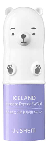 The Saem Бальзам для кожи вокруг глаз с ледниковой водой и пептидами Iceland Hydrating Peptide Eye Stick