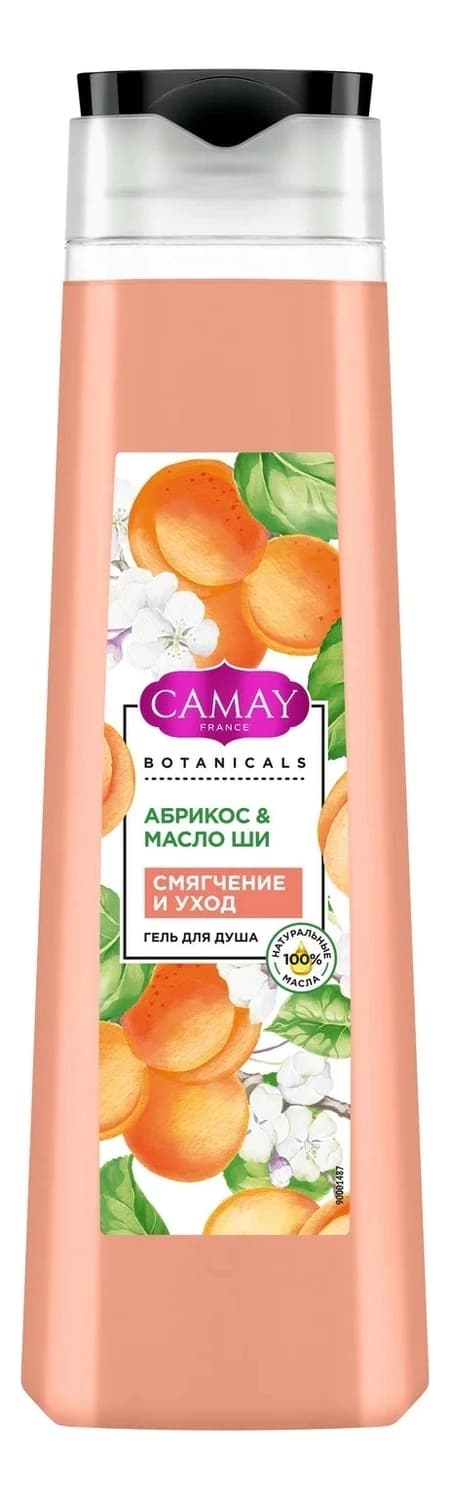 Camay Гель для душа Абрикос и масло ши Botanicals Гель