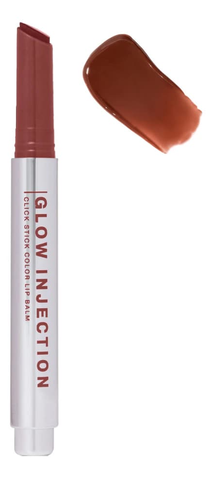 Influence Beauty Бальзам-стик для губ Glow Injection 14 коричнево-розовый