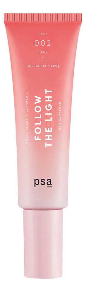 PSA Мультикислотный пилинг для осветления и сияния кожи лица Follow The Light Multi Acids & Vitamin C Radiance Peel