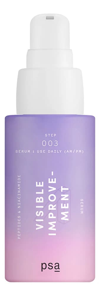 PSA Сыворотка для лица с пептидами и ниацинамидом Visible Improvement Peptides & Niacinamide Serum