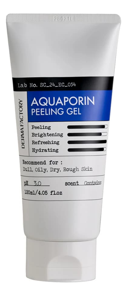 Derma Factory Увлажняющий гель-скатка для лица Aquaporin Peeling Gel