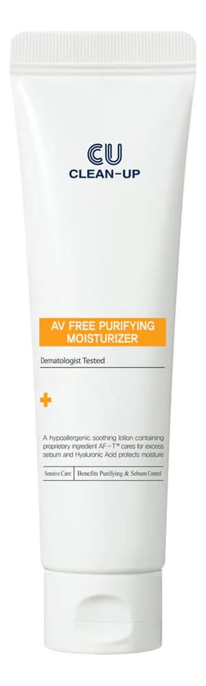 CUSKIN Лосьон для проблемной кожи лица Clean-Up Av Free Purifying Moisturizer