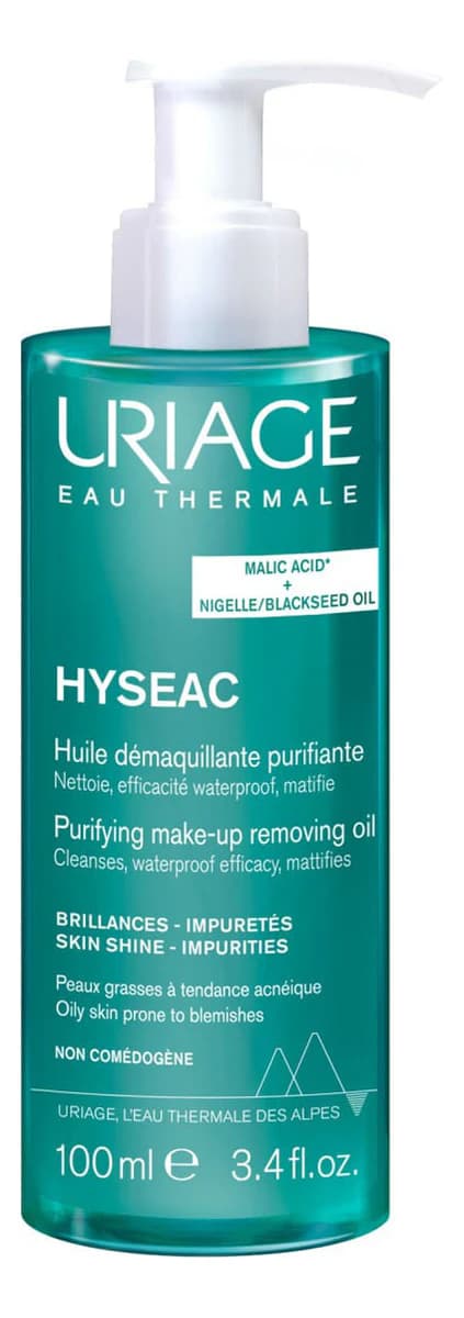 Uriage Очищающее масло для снятия макияжа Hyseac Huile Demaquillante Purifiante