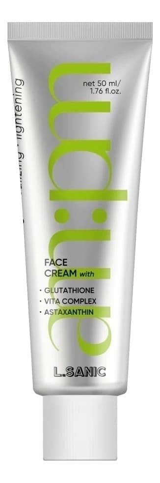 L.Sanic Выравнивающий крем для лица с витаминами и антиоксидантами am:pm Glutathione Vita Complex Cream