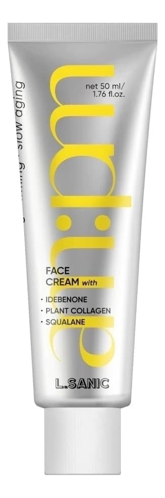 L.Sanic Крем для лица с коллагеном и скваланом am:pm Idebenone, Plant Collagen, Squalane Cream