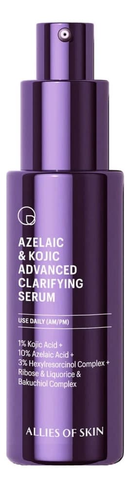 Allies of Skin Сыворотка для лица с азелаиновой и койевой кислотой Azelaic & Kojic Advanced Clarifying Serum Сыворотка