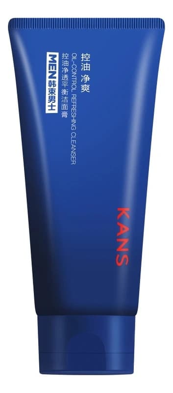 KANS Освежающая мужская пенка для умывания Men Care Oil-Control Refreshing Cleanser