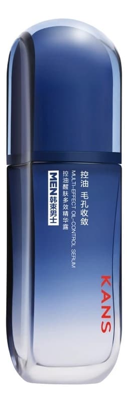 KANS Антивозрастная мужская сыворотка 3 в 1 для контроля жирности кожи Men Care Multi-Effect Oil-Control Serum