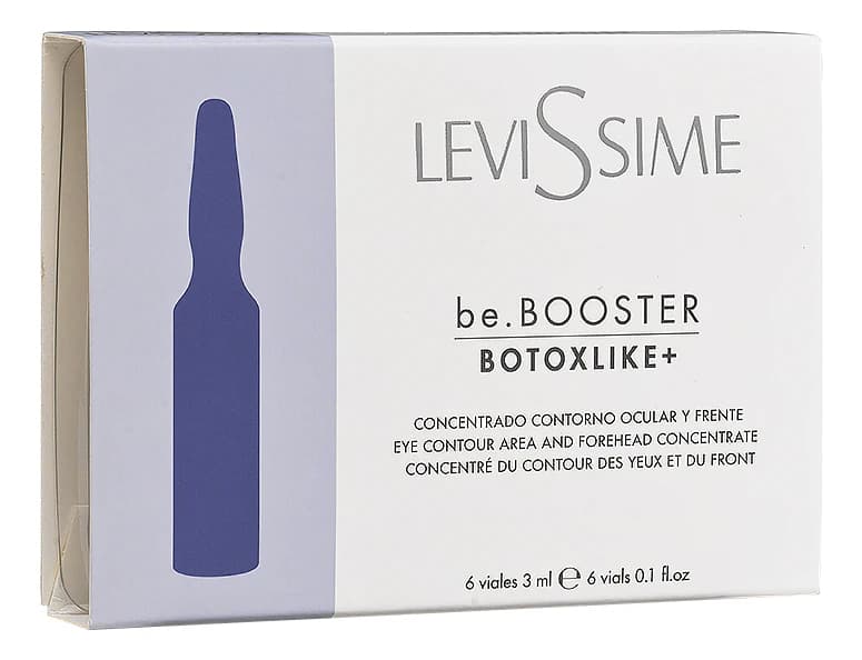 Levissime Миорелаксирующий концентрат для кожи вокруг глаз и лба be.Booster Botoxlike+ 6*