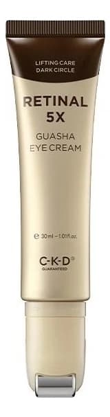 CKD Омолаживающий крем для кожи вокруг глаз с роликом Retinal 5x Guasha Eye Cream
