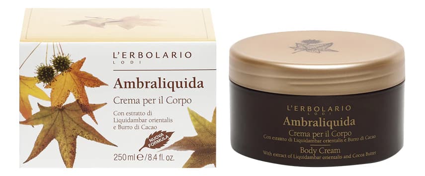 L'Erbolario Ambraliquida Крем для тела