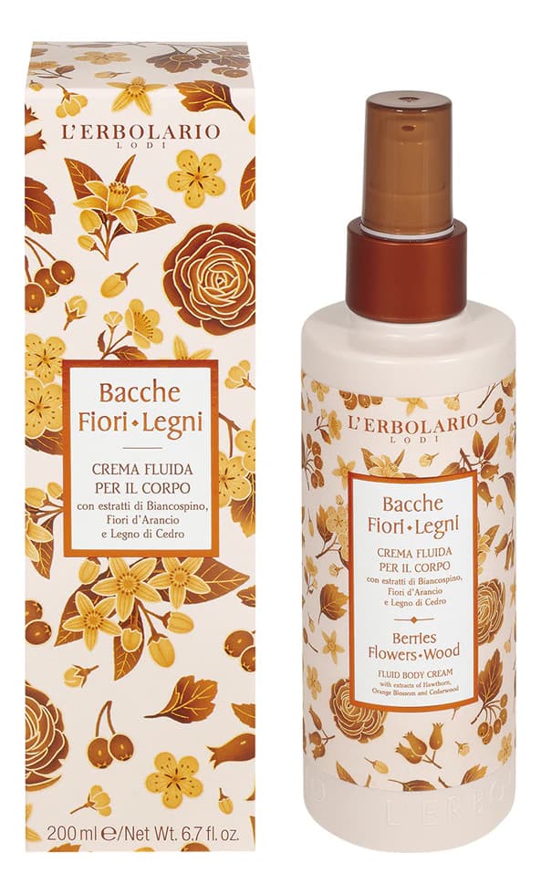 L'Erbolario Berries Flowers Wood Крем-флюид для тела