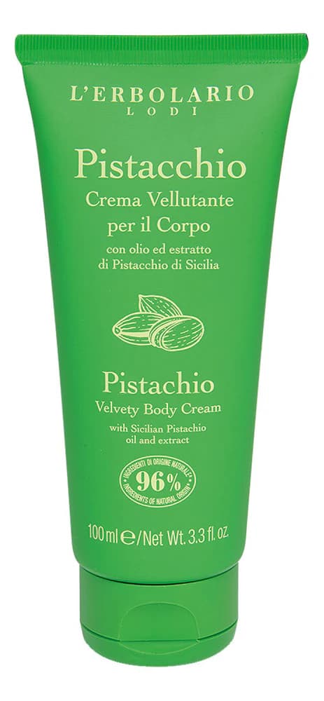 L'Erbolario Крем для тела c вельветовой текстурой Pistachio Velvety Body Cream