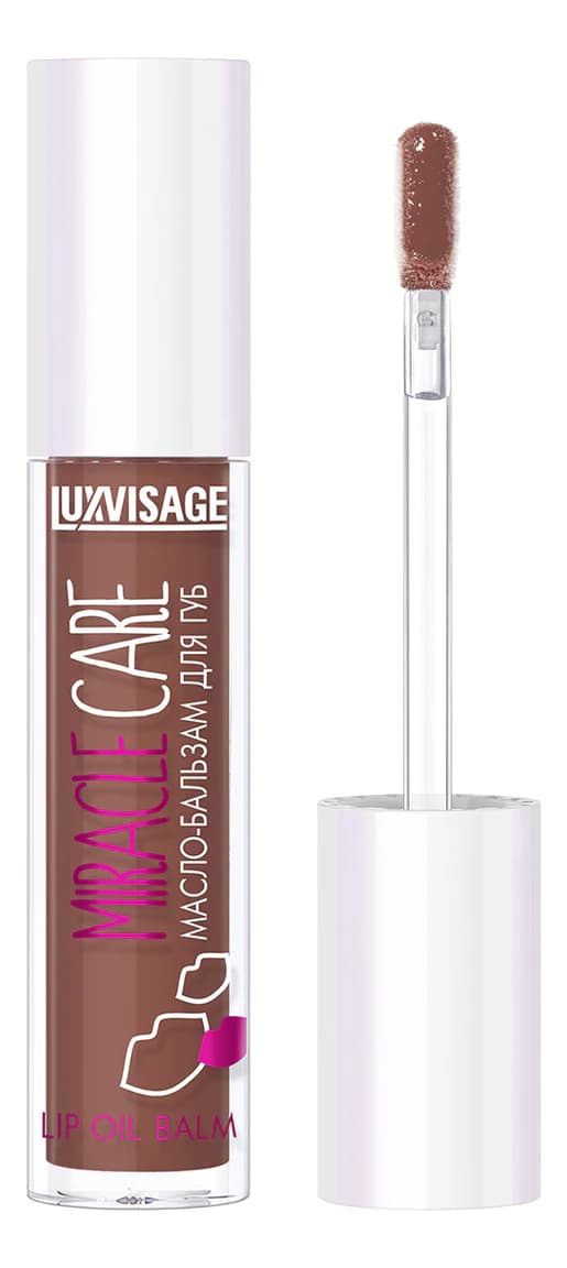 LUXVISAGE Масло-бальзам для губ Miracle Care Lip Oil Balm 107 double chocolate