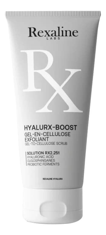 Rexaline Мягкий целлюлозный скраб для лица Hyalurx-Boost Gel-En-Cellulose Exfoliant