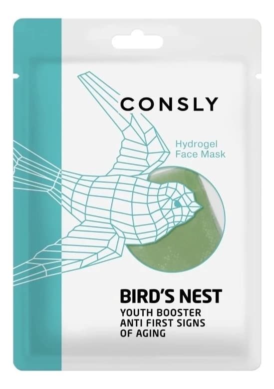 Consly Гидрогелевая маска с экстрактом ласточкиного гнезда Hydrogel Bird’s Nest Face Mask