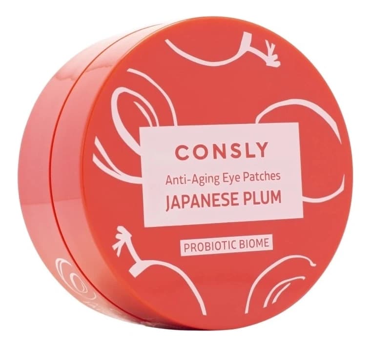 Consly Гидрогелевые патчи с пробиотиками и экстрактом сливы Probiotic Biome Anti-Aging Japanese Plum