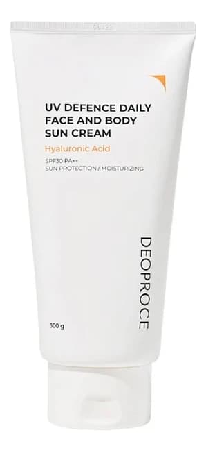 Deoproce Солнцезащитный крем для лица и тела UV Defence Daily Face And Body Sun Cream SPF30 PA++