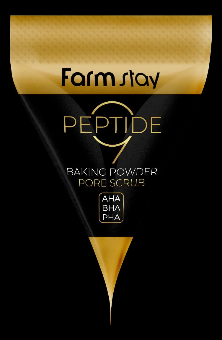 Farm Stay Мягкий скраб для лица с пептидами Peptide9 Baking Powder Pore Scrub Скраб 1шт