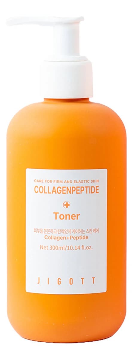Jigott Тонер для лица с коллагеном и пептидами Collagen Peptide Toner