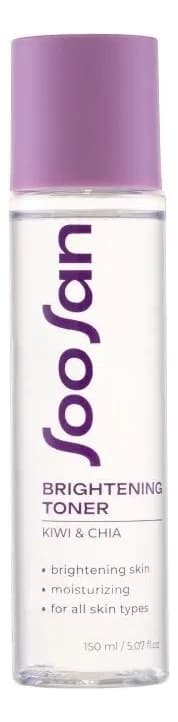 SOOSAN Тонер для сияния кожи с экстрактами киви и чиа Brightening Toner Kiwi & Chia