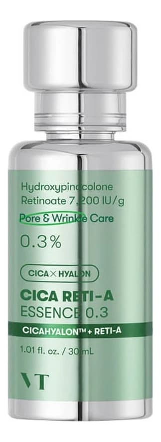 VT Cosmetics Бустер-эссенция для лица с ретинолом Cica Reti-A Essence 0.3
