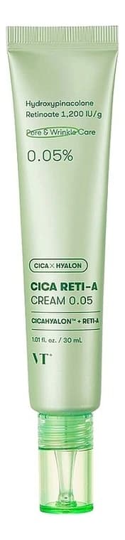VT Cosmetics Точечный крем для лица с ретинолом Cica Reti-A Cream 0.05