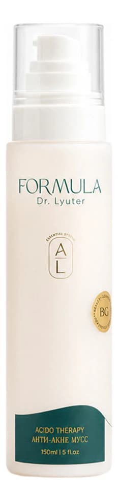 FORMULA DR. Lyuter Очищающий гель-мусс для проблемной и жирной кожи лица Acido Anti-Acne Muss