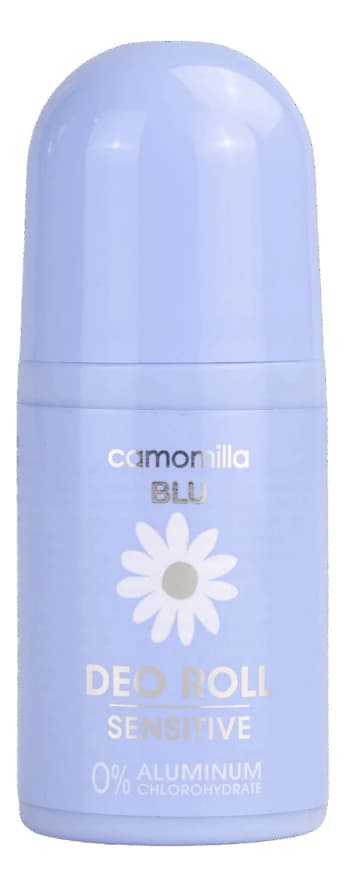 Camomilla BLU Ультрамягкий дезодорант без спирта с экстрактом хлопка и ромашки Deo Roll Sensitive