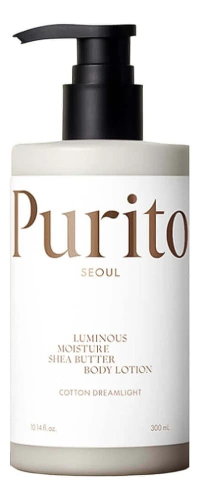 PURITO Парфюмированный лосьон для тела с маслом ши Luminous Moisture Shea Butter Body Lotion Cotton Dreamlight