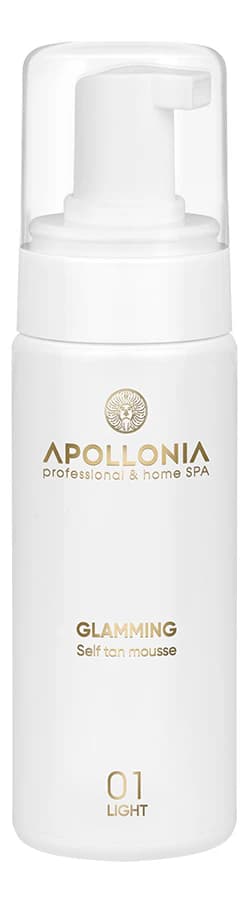 APOLLONIA Мусс-автозагар для тела Glamming Self Tan Mousse 01 light