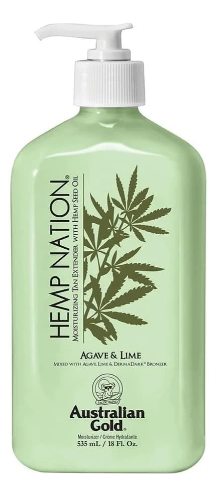 Australian Gold Увлажняющий крем для тела Hemp Nation Agave & Lime Tan Extender