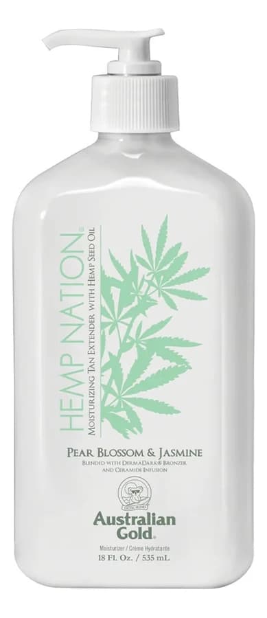 Australian Gold Увлажняющий крем для тела Hemp Nation Pear Blossom & Jasmine Tan Extender