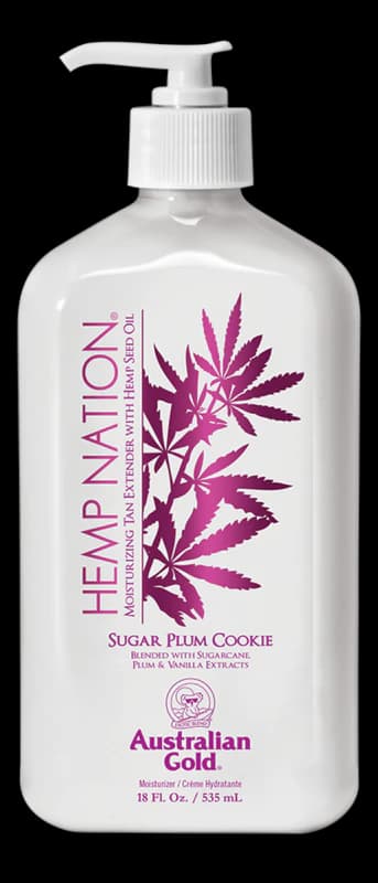 Australian Gold Увлажняющий крем для тела Hemp Nation Sugar Plum Cookie Tan Extender