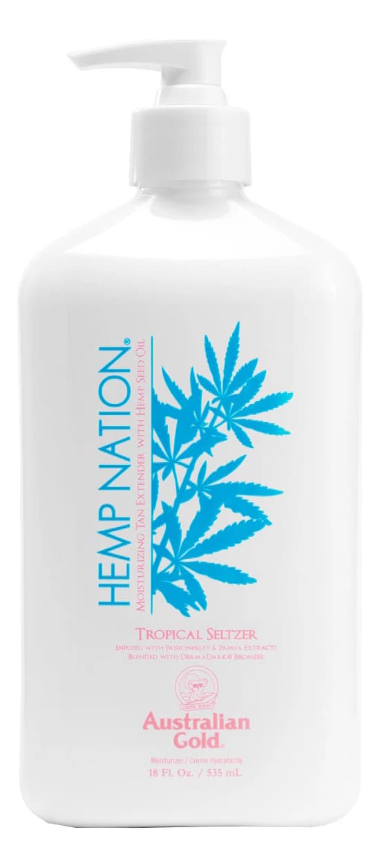 Australian Gold Увлажняющий крем для тела Hemp Nation Tropical Seltzer Tan Extender Крем