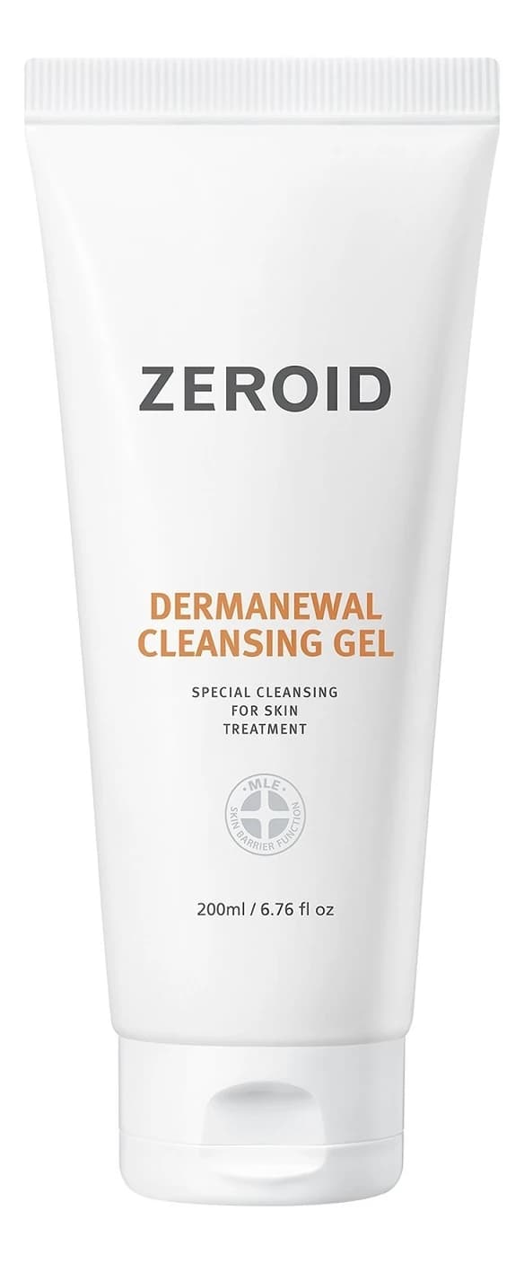 Zeroid Очищающий гель для поврежденной процедурами кожи лица Dermanewal Cleansing Gel