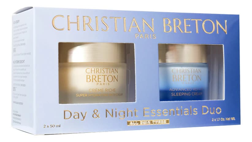 Christian Breton Набор для лица (дневной крем Super Hydrating Rich Cream + ночной крем Advanced Repair Sleeping Cream 50мл