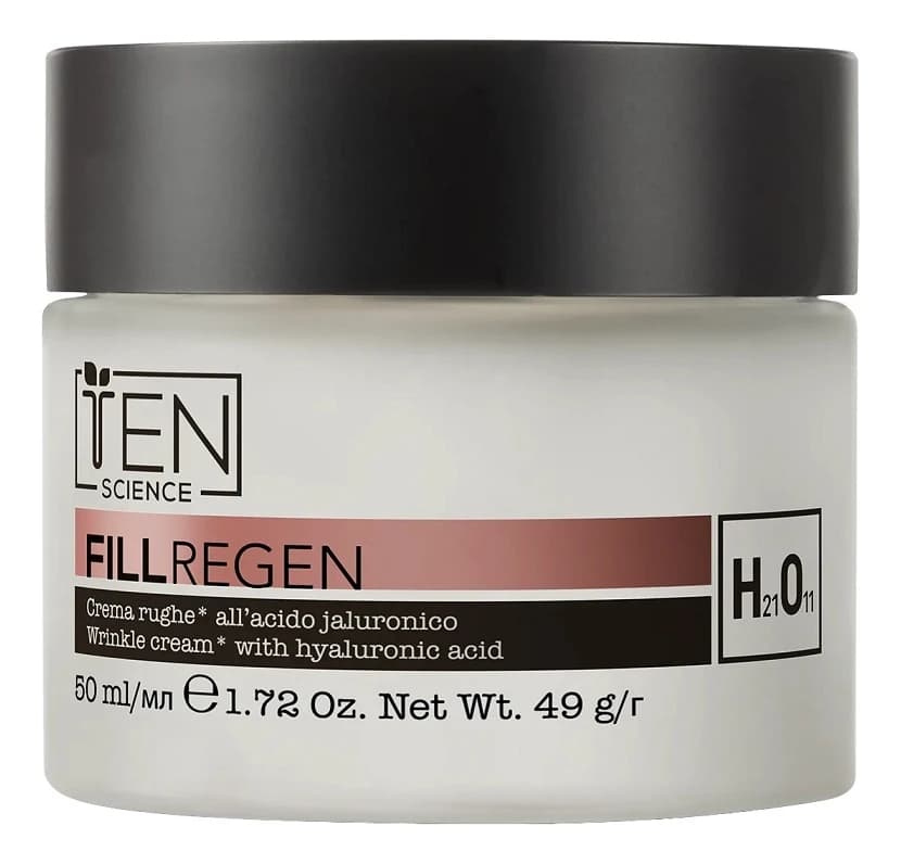 Ten Science Крем для лица против морщин с гиалуроновой кислотой Fill Regen Wrinkle Cream